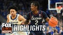 No. 1 UConn Huskies vs. No. 15 Creighton Bluejays Highlights | CBB on FOX