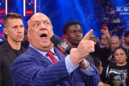 Paul Heyman brings NYPD to Cody Rhodes, “Keep The Rock’s name out your mouth.”