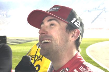 'That was so close' - Ryan Blaney reacts to seeing the photo finish at the Ambetter Health 400 | NASCAR on FOX