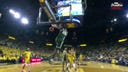 Tyson Walker finds Coen Carr for the alley-oop to extend Michigan State's lead over Michigan