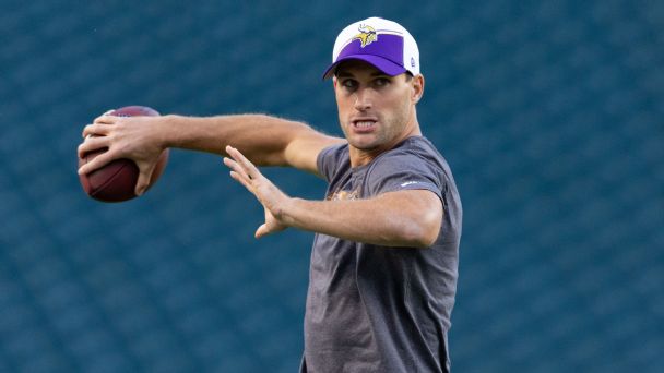 Vikings' Kirk Cousins posts video of himself throwing as he rehabs from a torn Achilles
