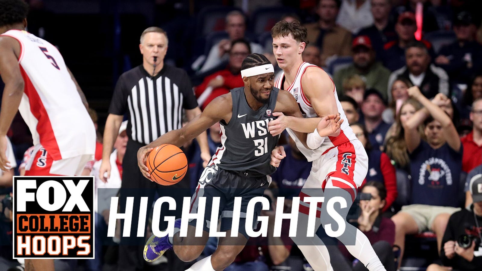 No. 21 Washington State Cougars upset No. 4 Arizona Wildcats: Full Highlights | CBB on Fox