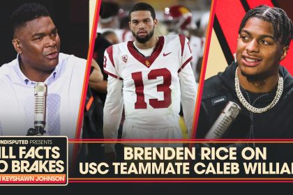 Brenden Rice expects Caleb Williams to ‘ball out’ for the Chicago Bears | All Facts No Brakes