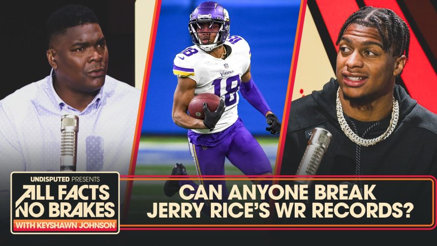 Brenden Rice eyes the biggest threat to father Jerry Rice’s WR records | All Facts No Brakes