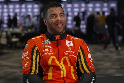 Bubba Wallace on whether he'll listen to Denny Hamlin’s podcast during drive to 23XI shop | NASCAR on FOX