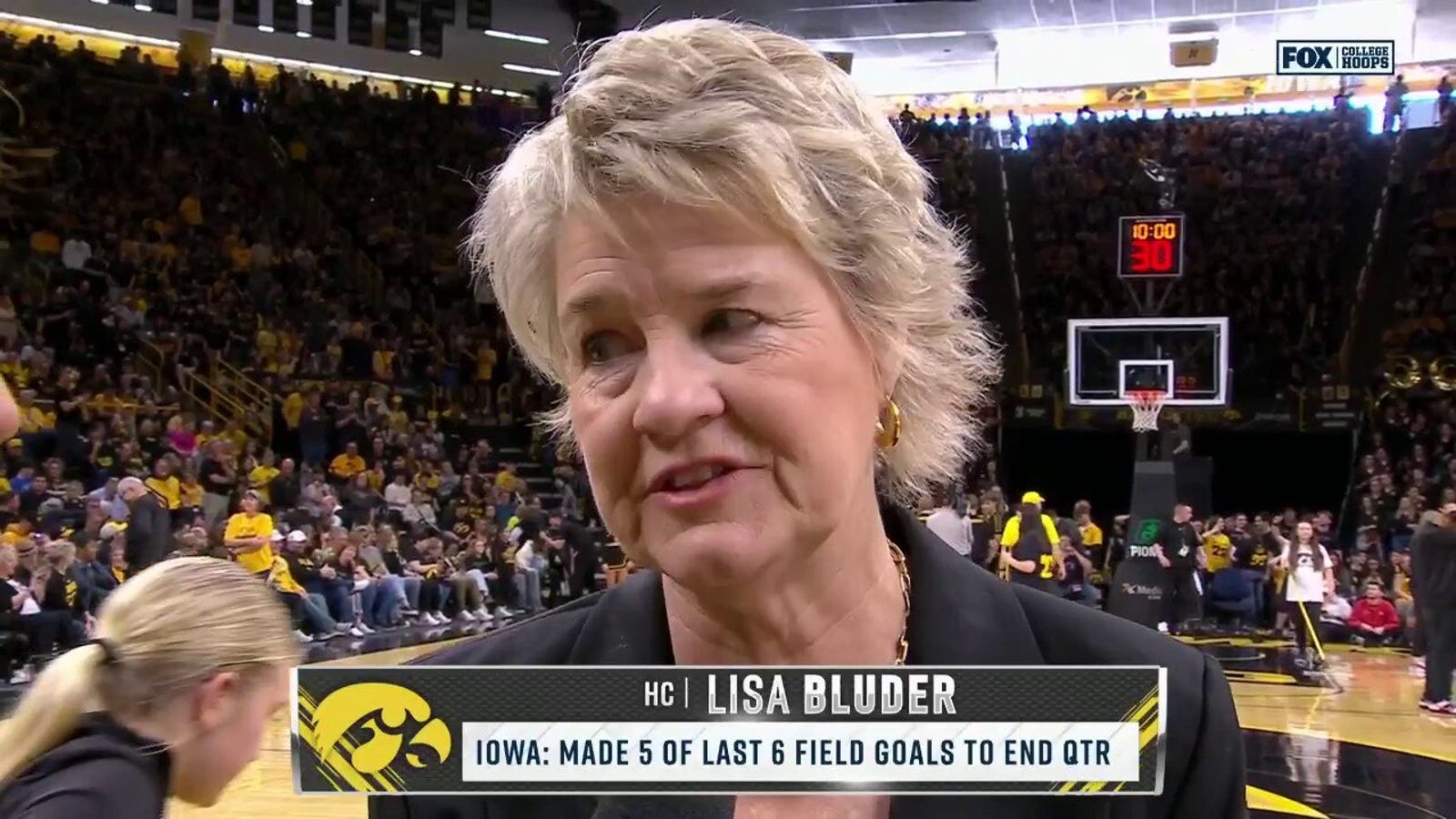 'We're going to keep mission focused' — Lisa Bluder on Iowa's adjustments heading into the fourth quarter