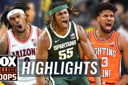 CBB Top 10 Dunks of February: Michigan State's Coen Carr, Arizona's Caleb Love & more! | CBB on FOX