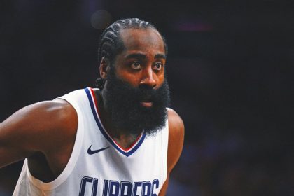 Clippers' James Harden on mending fences with 76ers' Daryl Morey: 'Hell no'