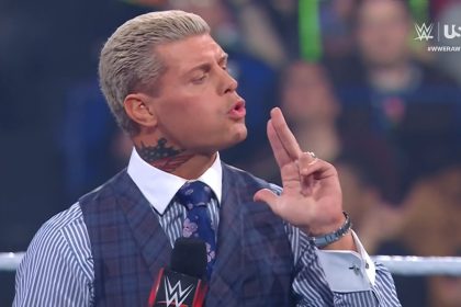 Cody Rhodes on Roman Reigns, “I have to act like the champion because the4 champion isn’t here.”