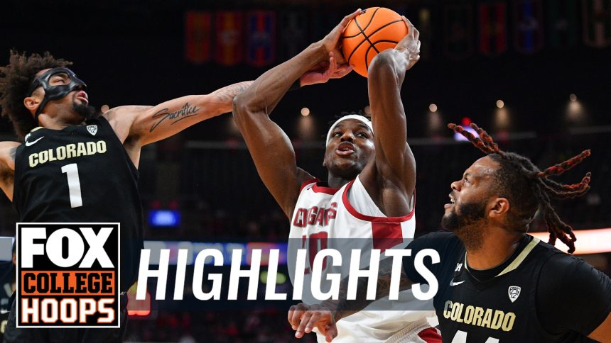 Colorado Buffaloes vs. Washington State Cougars Pac-12 Tournament Highlights | CBB on FOX