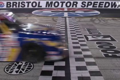 FINAL LAPS: Christian Eckes narrowly beats Kyle Busch in the Weather Guard Truck Race