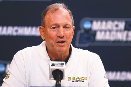 Fired Long Beach State coach Dan Monson's March Madness press conference goes viral