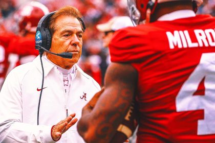 Former Alabama football players thank retired coach Nick Saban for helping them reach NFL combine