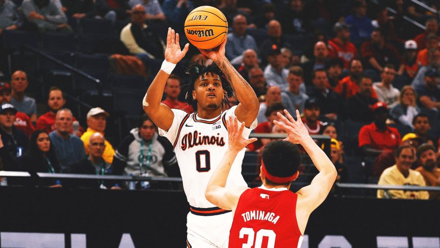 Illinois' Terrence Shannon scores Big Ten tourney-record 40 points to beat Nebraska