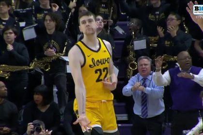 Iowa's Patrick McCaffery splashes home clutch 3-pointer to seal 87-80 victory over Northwestern