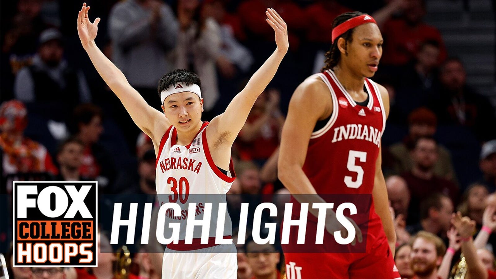 Indiana vs. Nebraska Big Ten Tournament Highlights | CBB on FOX