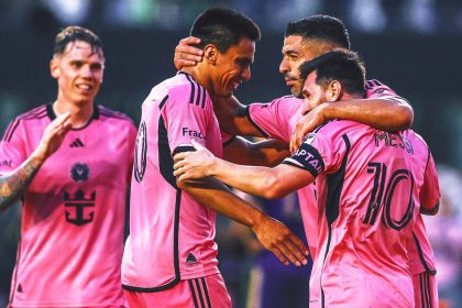 Luis Súarez scores first 2 MLS goals, Lionel Messi adds pair in Inter Miami rout