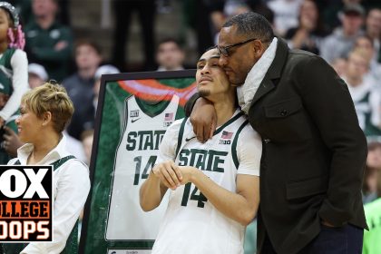 Michigan State's full senior night ceremony after win vs. Northwestern | CBB on FOX