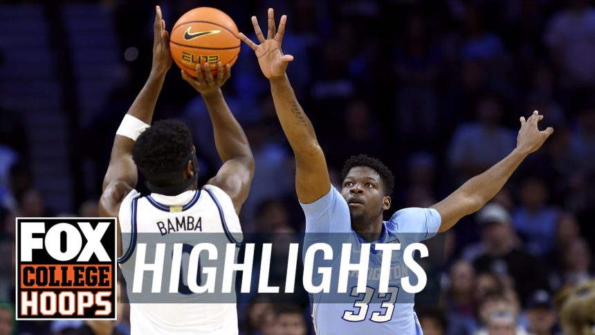 No. 10 Creighton Bluejays vs. Villanova Wildcats Highlights | CBB on FOX