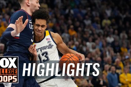 No. 2 UConn Huskies vs. No. 8 Marquette Golden Eagles Highlights | CBB on FOX