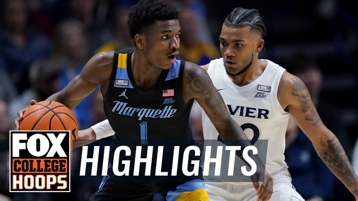 No. 8 Marquette Golden Eagles vs. Xavier Musketeers Highlights | CBB on FOX