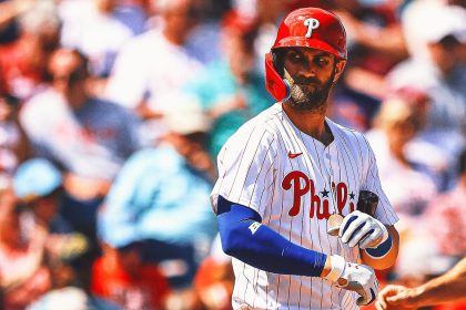 Phillies' Bryce Harper back in lineup after missing a week with a sore back