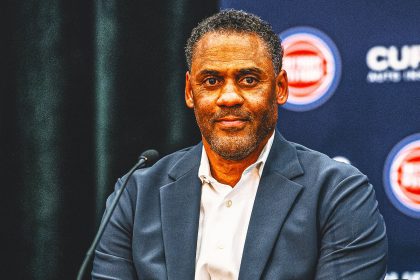 Pistons GM Troy Weaver gets into heated argument with heckling fan