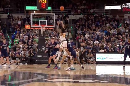 Providence's Devin Carter sinks off-balance 3-pointer and has the team's first five field goals against No. 2 UConn