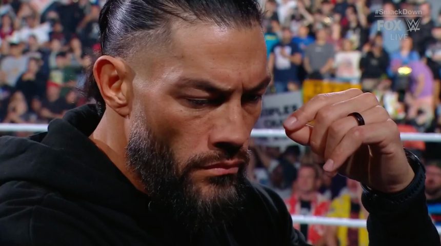 Roman Reigns tries to leave SmackDown before The Rock shows up | WWE on FOX