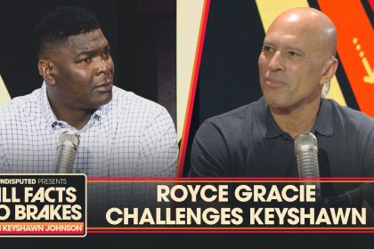 Royce Gracie challenges Keyshawn to get in the ring: "I'm going to train you" | All Facts No Brakes