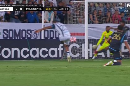 Salomón Rondón's clinical finish gives Pachuca a 2-0 lead over Philadelphia Union