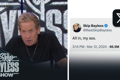 Skip breaks down his “All in, my ass” tweet directed at Jerry Jones: | The Skip Bayless Show