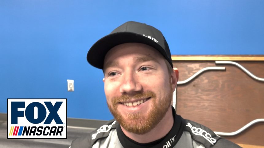 Tyler Reddick speaks on pit road mishap during practice | NASCAR on FOX