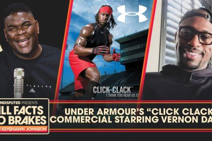 Vernon Davis is known as ‘Click Clack’ after staring in an Under Armour commercial | All Facts No Brakes