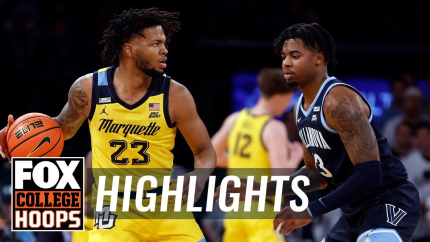 Villanova Wildcats vs. Marquette Golden Eagles Big East Tournament Highlights | CBB on FOX