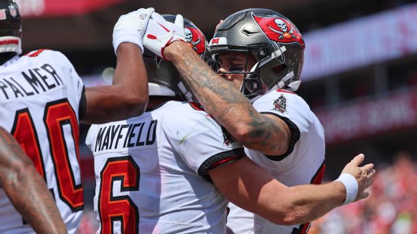 'We should be throwing another boat parade': What Mayfield, Evans returns mean for Bucs