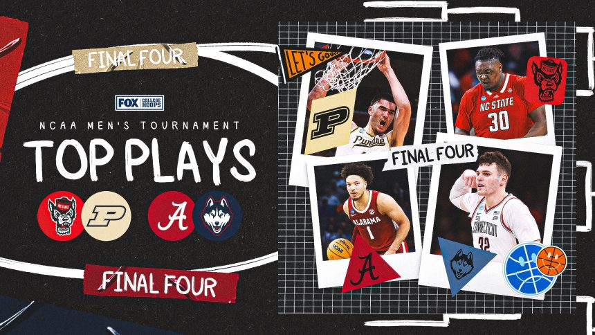 2024 March Madness Final Four Top Plays: UConn, Purdue advance to championship game