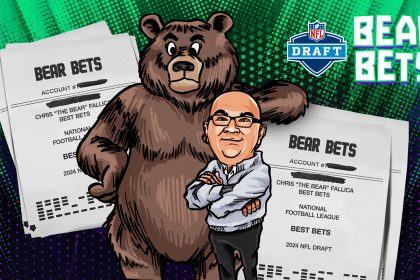 2024 NFL Draft odds: Chris 'The Bear' Fallica's favorite wide receiver prop bet