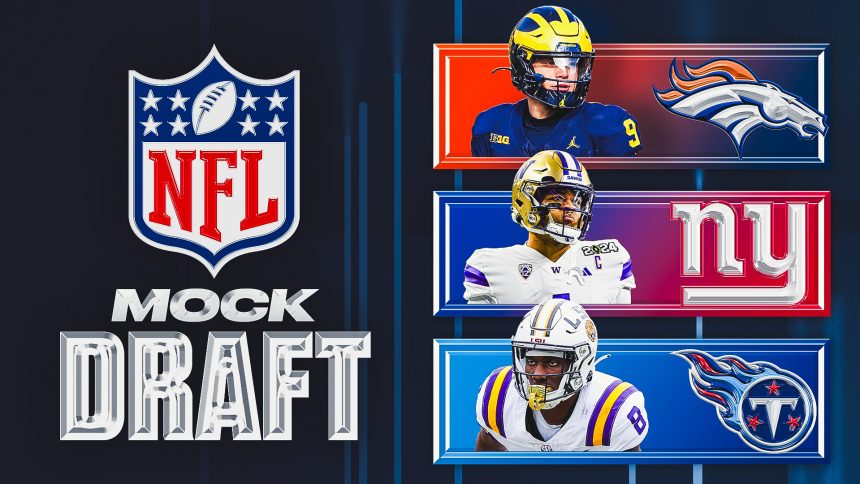 2024 NFL mock draft: 5 QBs go in first 11 picks, 4 receivers in top 10