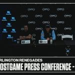Arlington Renegades Week 5 postgame press conference