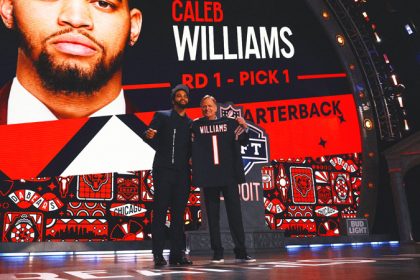 Bears' Caleb Williams breaks Caitlin Clark's draft night merch sales record