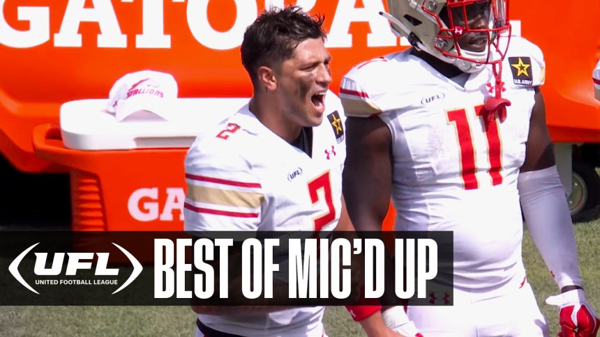 Best Mic'd Up Moments of Week 1 | UFL