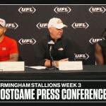Birmingham Stallions Week 3 Postgame Press Conference | United Football League