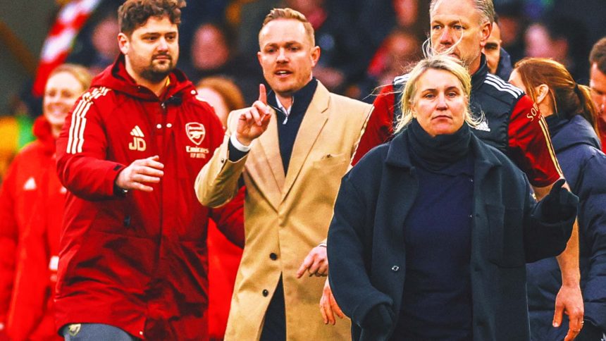 Chelsea's Emma Hayes slams 'male aggression' after clash with Arsenal coach