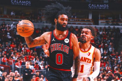 Coby White scores career-high 42 points as Bulls roll past Hawks 131-116 in play-in game