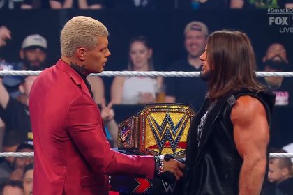 Cody Rhodes, AJ Styles Undisputed WWE Title Match contract signing, ‘This is a MUST-WIN.’