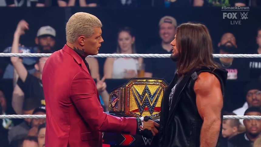 Cody Rhodes, AJ Styles Undisputed WWE Title Match contract signing, ‘This is a MUST-WIN.’