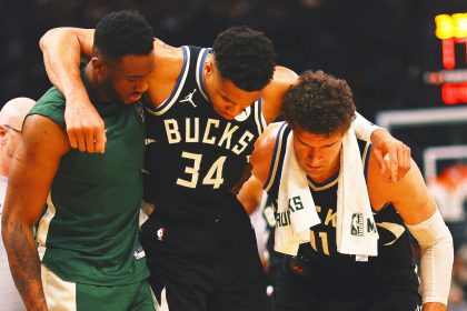 Giannis Antetokounmpo injury casts shadow over Bucks' first-round series with Pacers