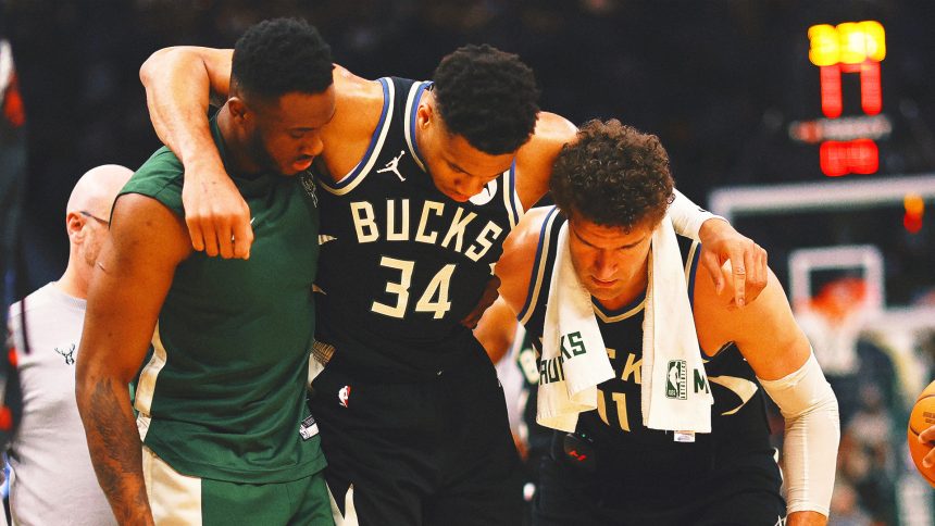 Giannis Antetokounmpo injury casts shadow over Bucks' first-round series with Pacers