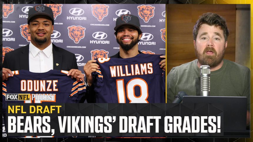 Grading the Chicago Bears, Minnesota Vikings' NFL Draft picks | NFL on FOX Pod